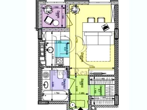 квартира за адресою Салютна вул., 2к6