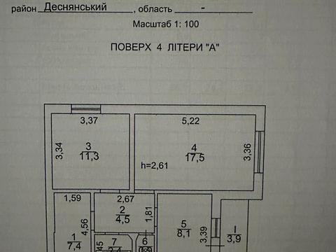 квартира за адресою Оноре де Бальзака вул., 100/31
