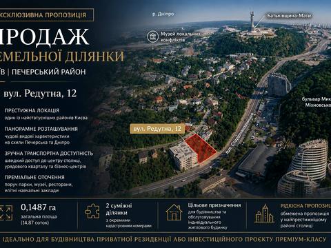 ділянка за адресою Редутна вул.