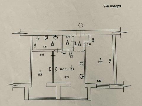 квартира по адресу Льва Ландау просп. (50-летия СССР), 52-В