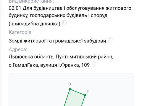 участок по адресу Івана Франка