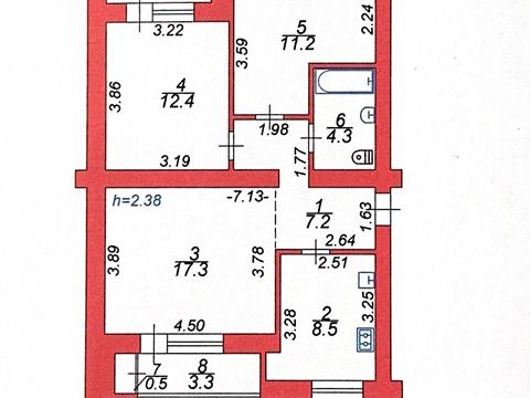 квартира по адресу 8-го Марта ул., 4