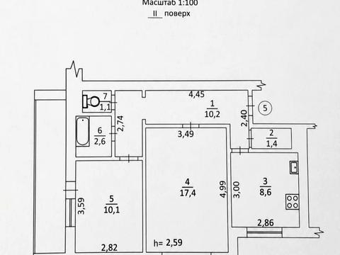 квартира по адресу Тополя-3 жилой массив ул., 1