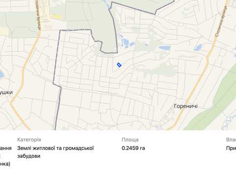 ділянка за адресою