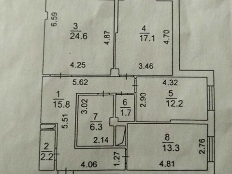 квартира за адресою Академіка Палладіна просп., 20