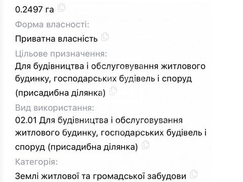 участок по адресу київська