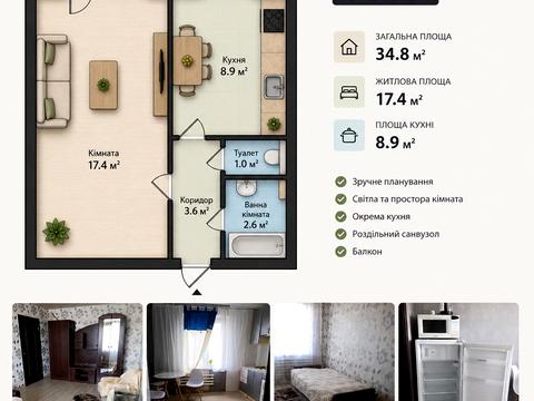 квартира за адресою Волинської Дивізії вул., 29