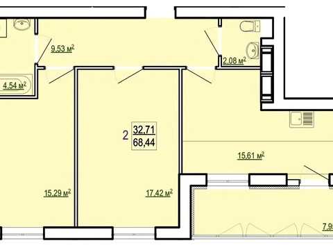 квартира за адресою Полтавський Шлях вул., 184, к. 10