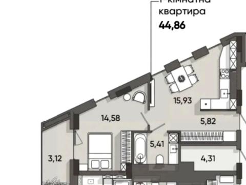 квартира за адресою Джона Леннона вул., (Будинок 3)