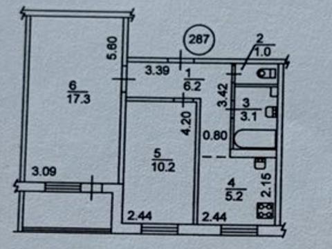 квартира за адресою Бакинська вул., 37