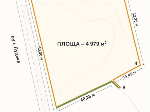 ділянка за адресою Нововолинськ, Промислова вул.