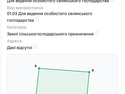 участок по адресу Польова