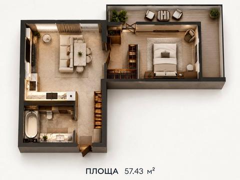 квартира по адресу Пластовая ул. (Силикатная), (Будинок С4)