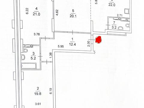 квартира за адресою Михайла Максимовича вул. (Онуфрія Трутенка), 32-Б
