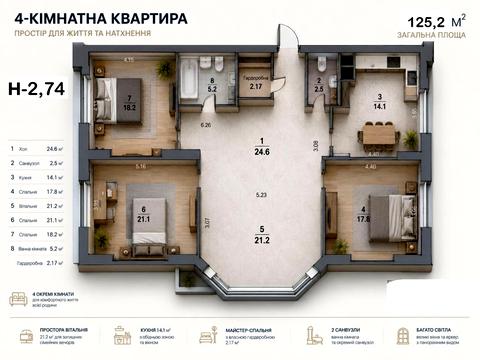 квартира по адресу Александра Мишуги ул., 12