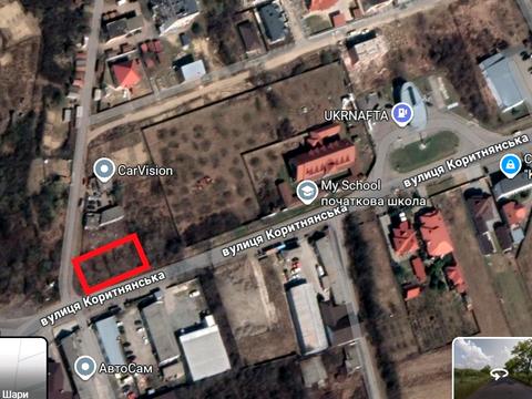 ділянка за адресою Коритнянська вул.