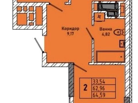 квартира по адресу Миколайчука ул., 38