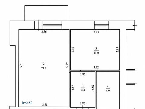 квартира по адресу Александра Бедного ул., 3а