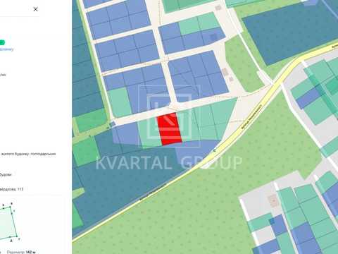 участок по адресу Незалежності, 113