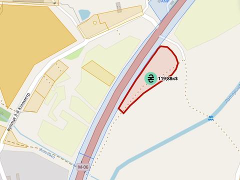 участок по адресу урочище "3-й км."