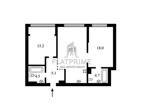 квартира по адресу Заречная ул., 6 к1
