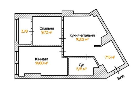 квартира за адресою Берестейський просп. (Перемоги), 11 к1