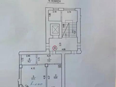 квартира по адресу Щеповая ул., 17
