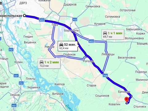 участок по адресу Тризубівська