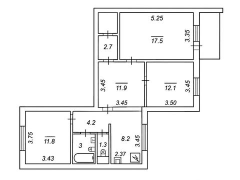 квартира за адресою Петра Григоренка просп., 36