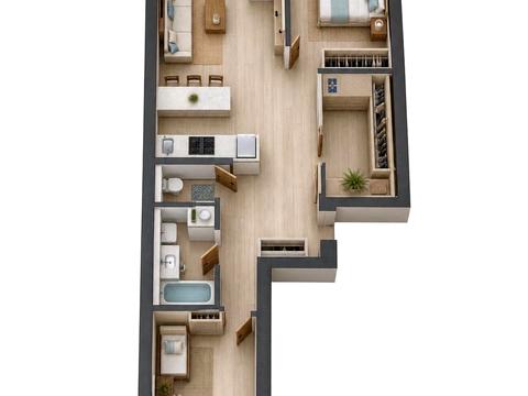 квартира за адресою Дегтярна вул., 17