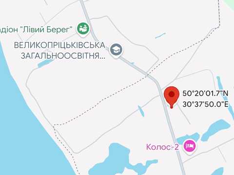 ділянка за адресою Центральна вул.