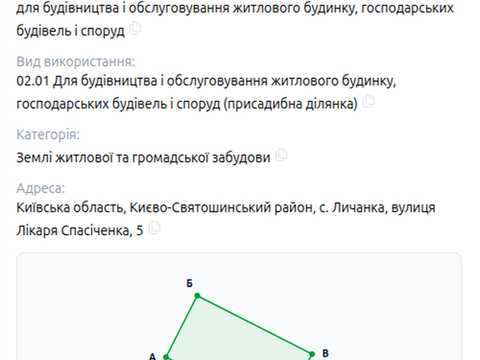 участок по адресу Лікаря Спасіченка вул., 5