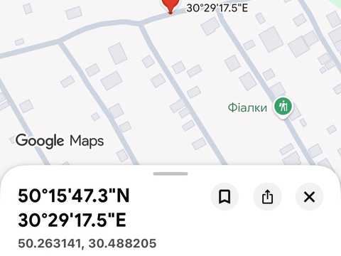 участок по адресу Сонячна