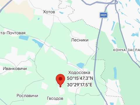 участок по адресу Сонячна
