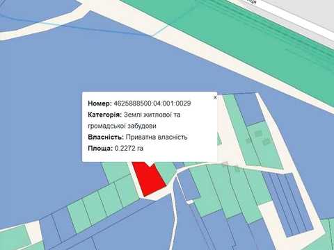 ділянка за адресою 