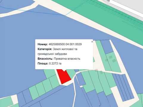 ділянка за адресою 