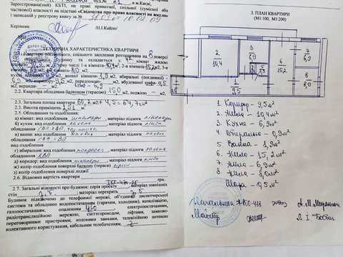 квартира по адресу Павла Тычины просп., 21