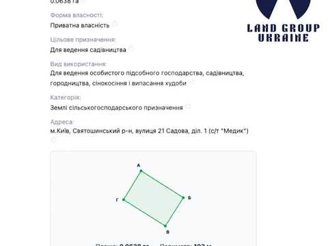 участок по адресу 