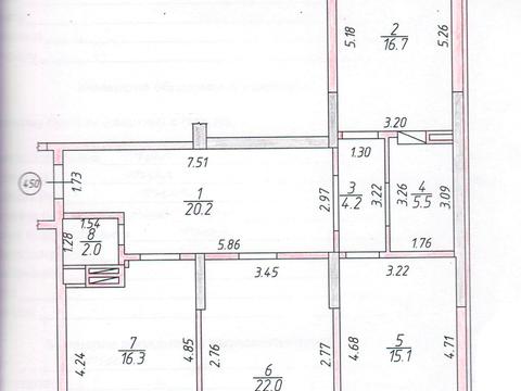 квартира по адресу Пономарёва ул., 26 к1