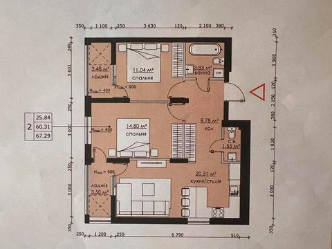 квартира по адресу Городницкая ул., (Будинок 3)