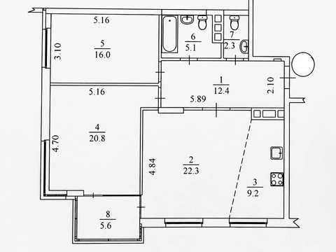 квартира по адресу Анатолия Петрицкого ул., 19-А
