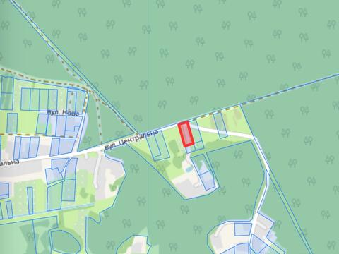 участок по адресу Центральна