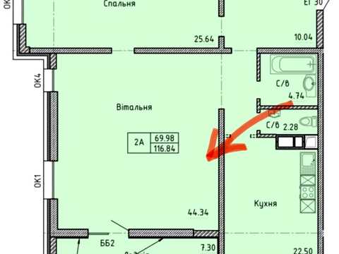 квартира за адресою Шевченка просп., 29/1