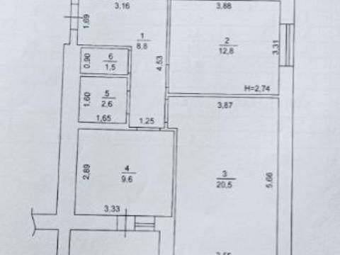 квартира за адресою Соборна вул., 105-В/3