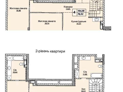 квартира за адресою Андрія Верхогляда вул. (Михайла Драгомирова), (7 черга (будинок 2))