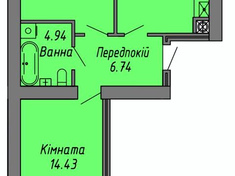 квартира за адресою Степана Бандери вул., (Будинок 1)