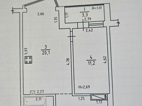 квартира по адресу Драгоманова ул., 2-А