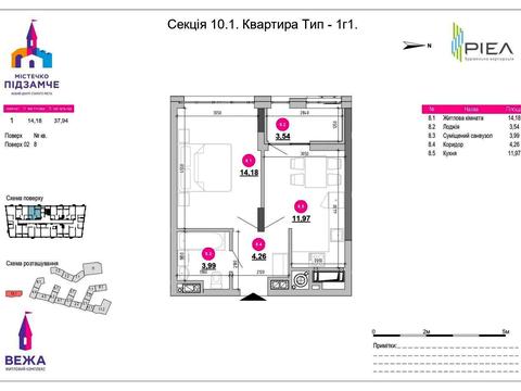 квартира по адресу Богдана Хмельницкого ул., (ЖК Брама (будинок 1))
