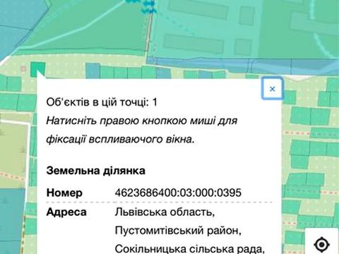 ділянка за адресою с. Сокільники, 