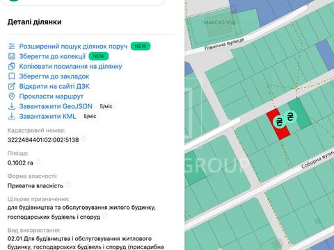 ділянка за адресою ірпінська, 59
